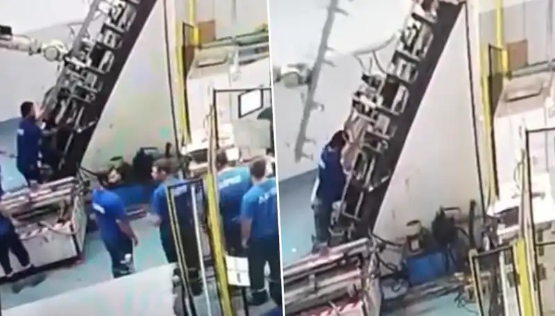Fabrikada Dehşet Verici Olay: Makine Sırtına Saplandı!