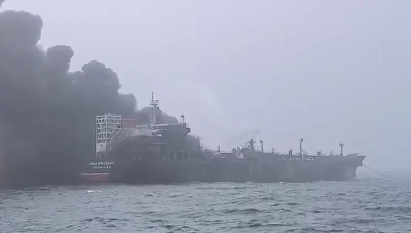 Kuzey Denizi'nde Zehirli Çarpışma: Kaza Alanı Şok Edici Yasaklı Bölge İlan Edildi