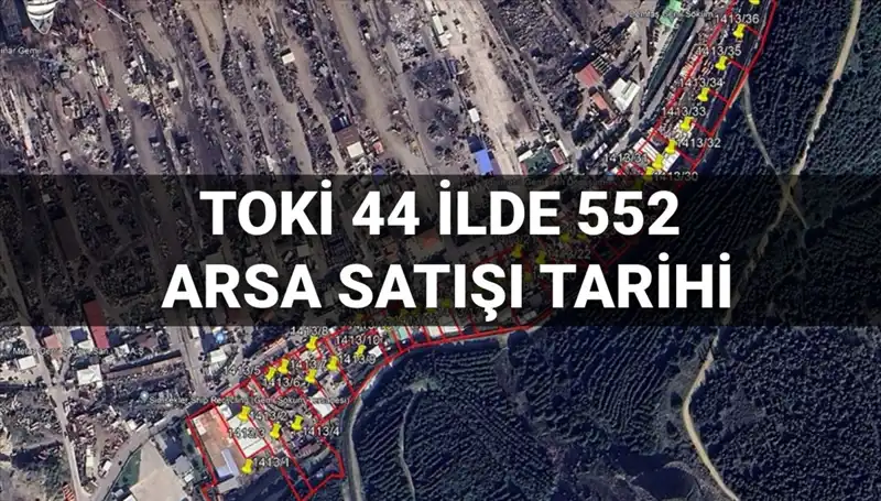 TOKİ 2025'te 552 Arsa Satışını Açıklıyor: İstanbul'dan Tüm İllere Uzanan Fırsatlar
