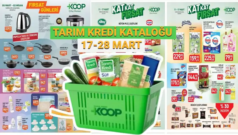 Tarım Kredi Kooperatif Marketleri'nde İndirim Fırtınası: 20-27 Mart Fırsatları!