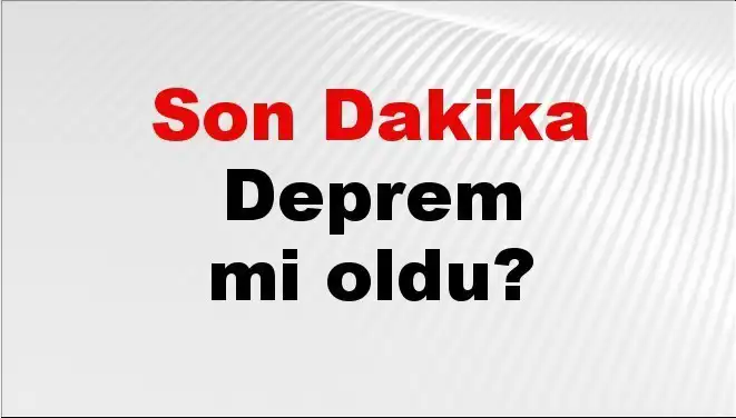 Kahramanmaraş'ta Şok Deprem: Ayrıntılar ve Son Gelişmeler!