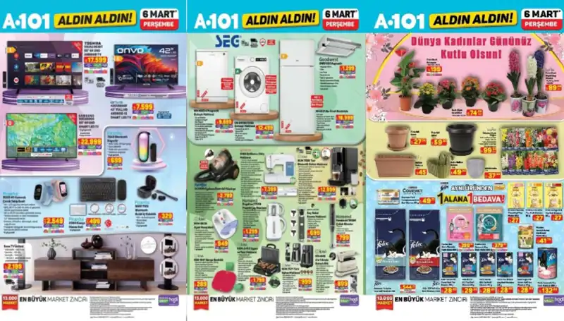 A101'in 6 Mart Aktüel Ürünleri: Yeni Ürünler Sizi Bekliyor!